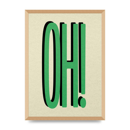 Oh! Wall Art - A2 framed