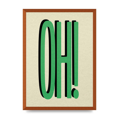Oh! Wall Art - A2 framed