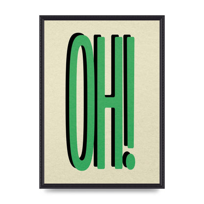 Oh! Wall Art - A2 framed