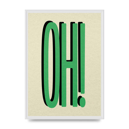 Oh! Wall Art - A2 framed