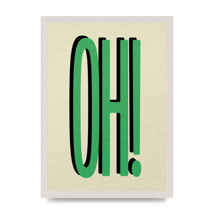 Oh! Wall Art - A3 framed