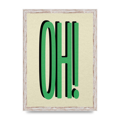 Oh! Wall Art - A3 framed