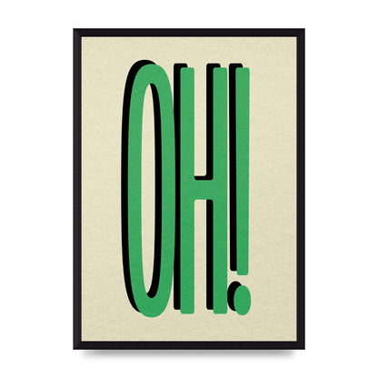 Oh! Wall Art - A3 framed