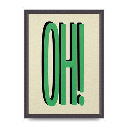 Oh! Wall Art - A3 framed