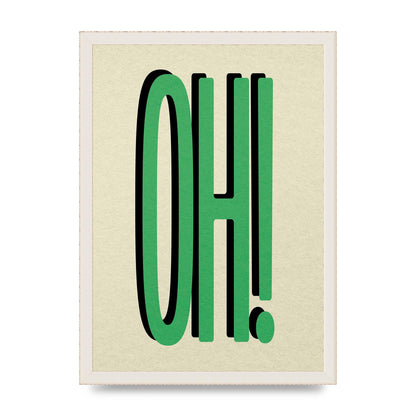 Oh! Wall Art - A3 framed