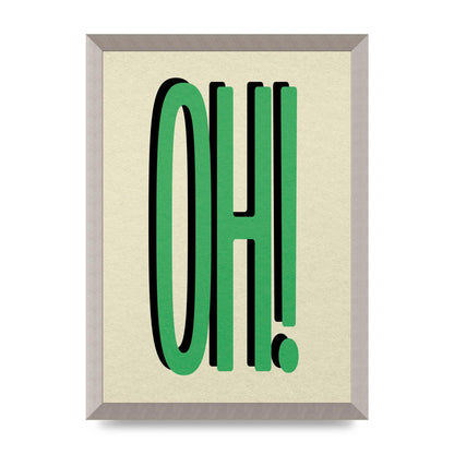 Oh! Wall Art - A3 framed