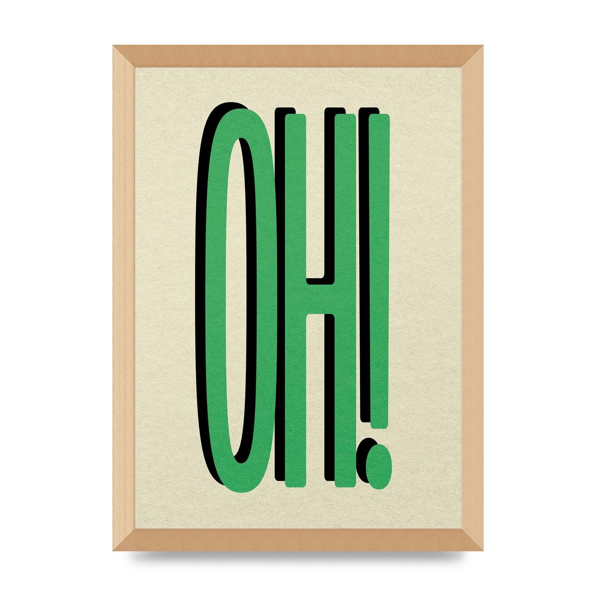Oh! Wall Art - A3 framed