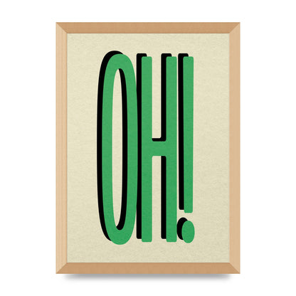 Oh! Wall Art - A3 framed