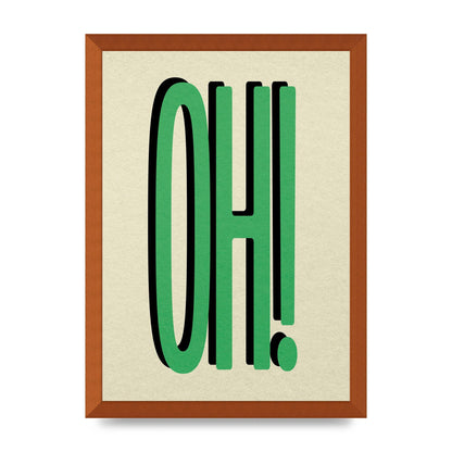 Oh! Wall Art - A3 framed