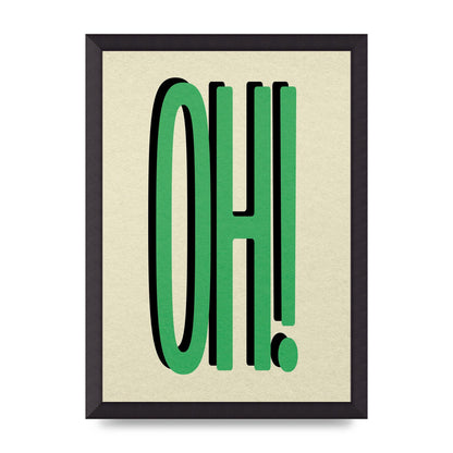 Oh! Wall Art - A3 framed