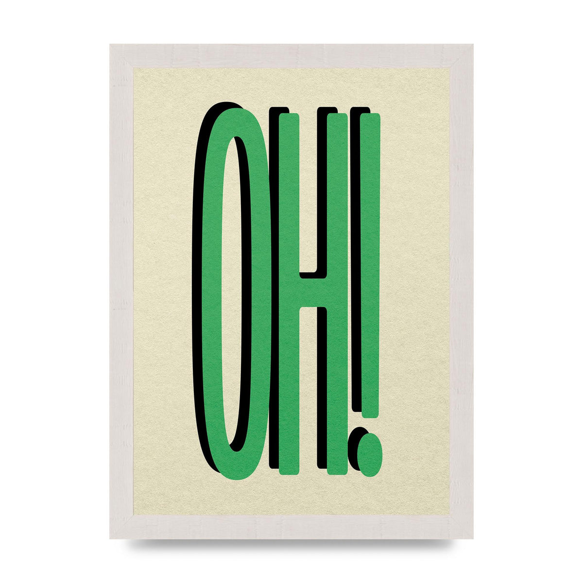 Oh! Wall Art - A4 framed