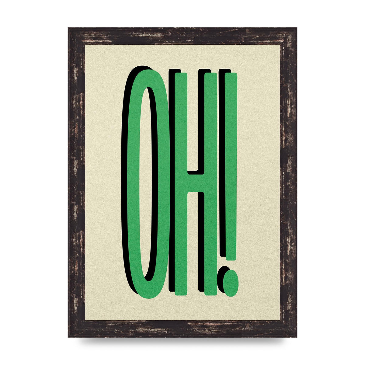 Oh! Wall Art - A4 framed