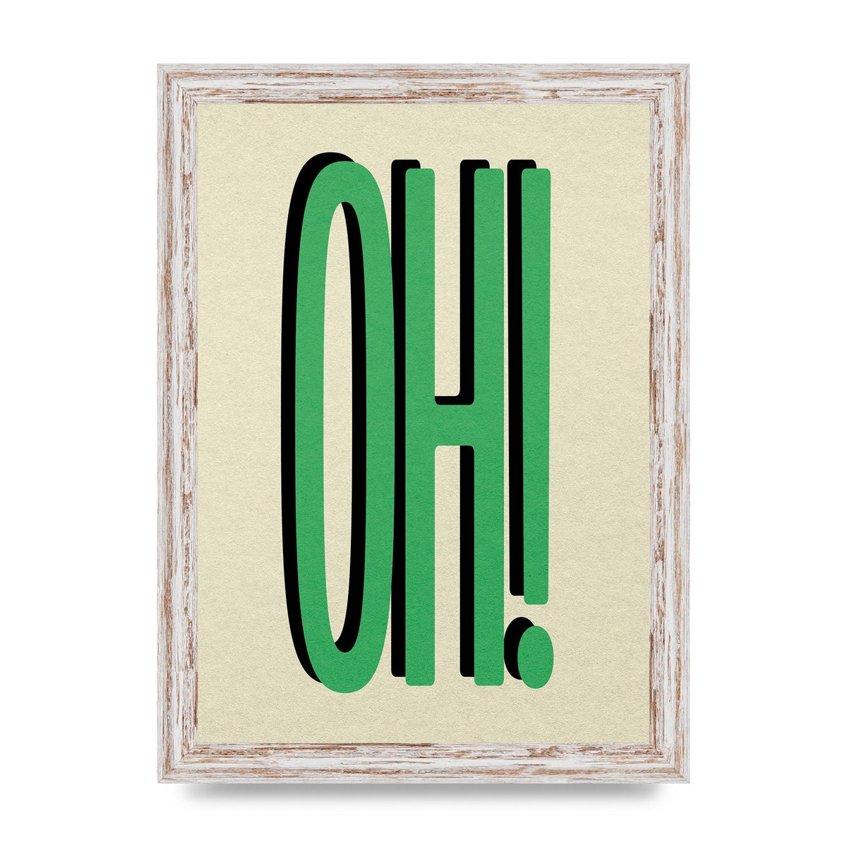 Oh! Wall Art - A4 framed