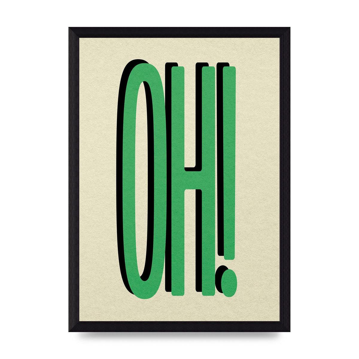 Oh! Wall Art - A4 framed