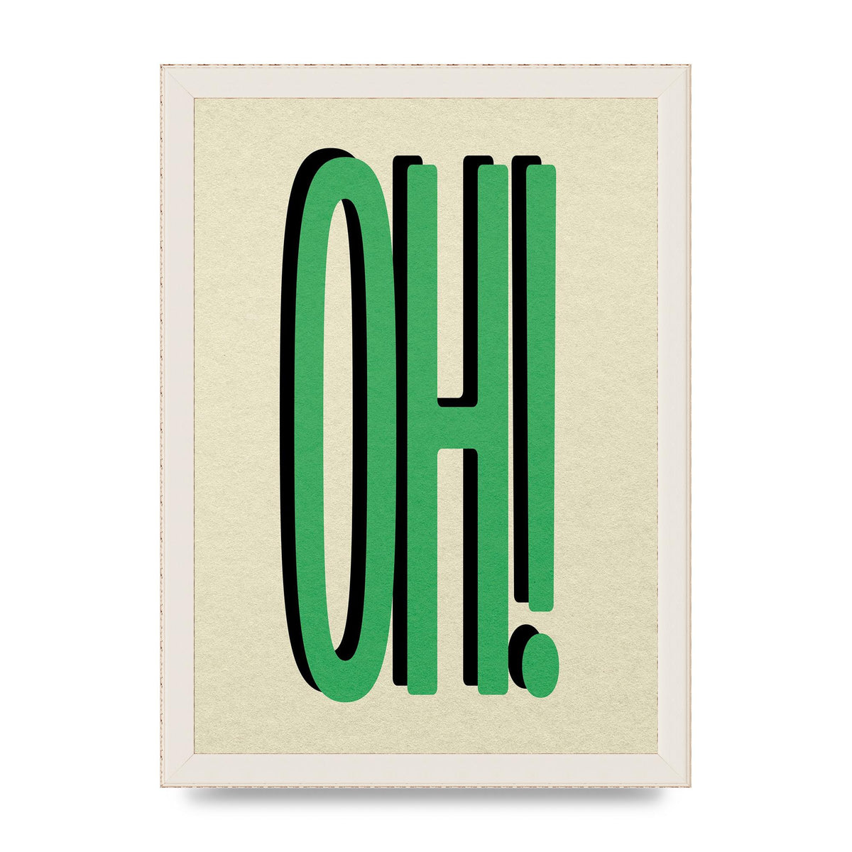 Oh! Wall Art - A4 framed