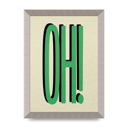 Oh! Wall Art - A4 framed