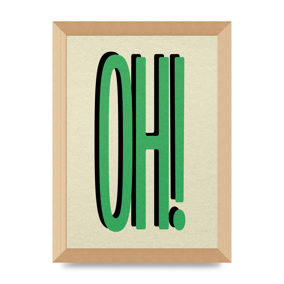 Oh! Wall Art - A4 framed