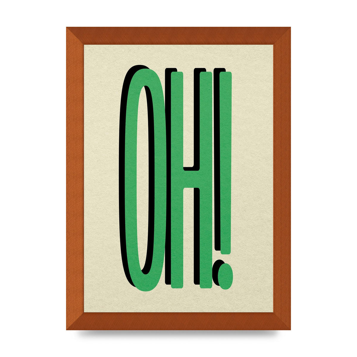 Oh! Wall Art - A4 framed