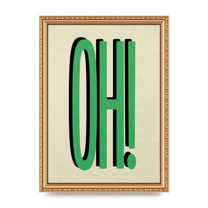 Oh! Wall Art - A4 framed