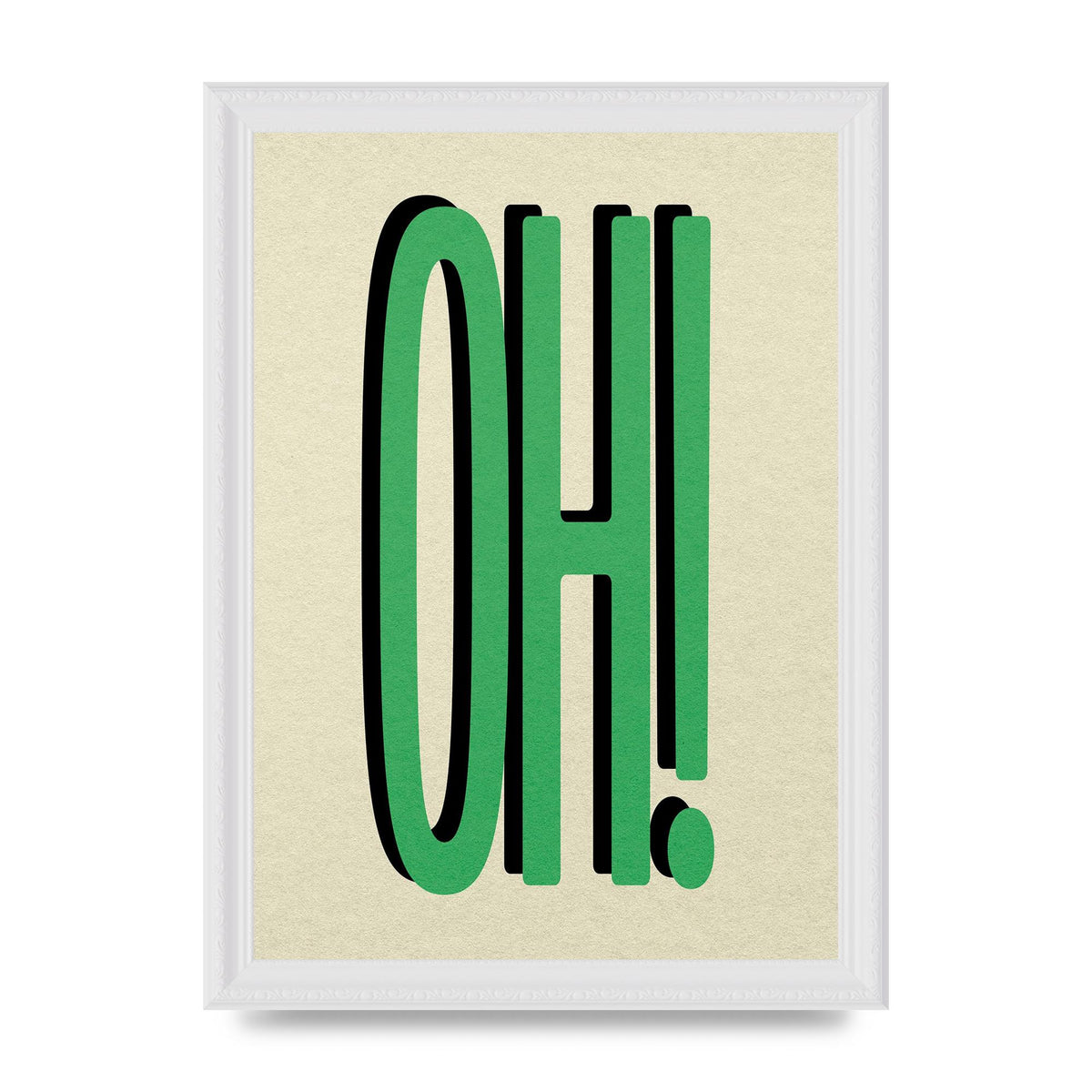 Oh! Wall Art - A4 framed