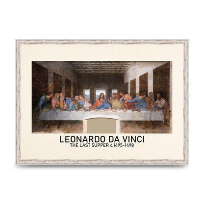 Leonardo Da Vinci The Last Supper 1495 1498 Wall Art - A2 framed