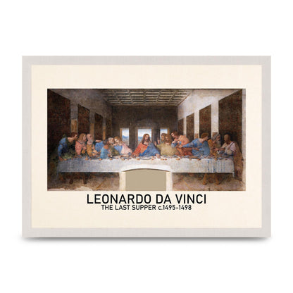 Leonardo Da Vinci The Last Supper 1495 1498 Wall Art - A3 framed
