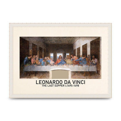 Leonardo Da Vinci The Last Supper 1495 1498 Wall Art - A3 framed
