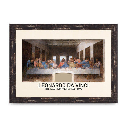 Leonardo Da Vinci The Last Supper 1495 1498 Wall Art - A4 framed