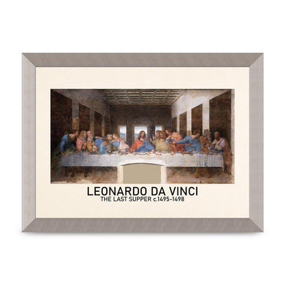 Leonardo Da Vinci The Last Supper 1495 1498 Wall Art - A4 framed