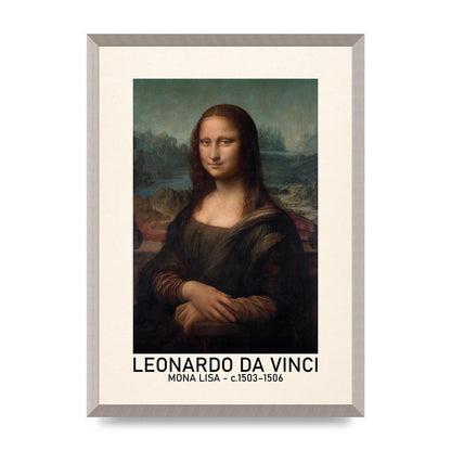 Leonardo Da Vinci Mona Lisa 1503 1506 Wall Art - A2 framed
