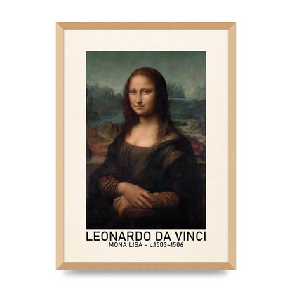 Leonardo Da Vinci Mona Lisa 1503 1506 Wall Art - A2 framed