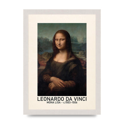 Leonardo Da Vinci Mona Lisa 1503 1506 Wall Art - A4 framed