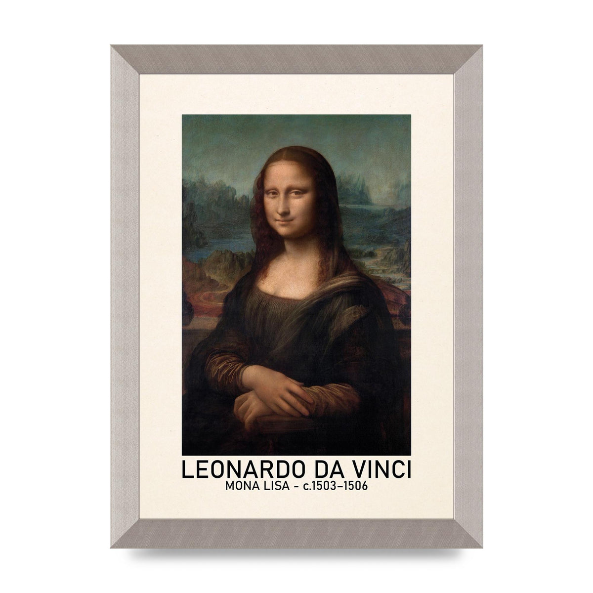 Leonardo Da Vinci Mona Lisa 1503 1506 Wall Art - A4 framed