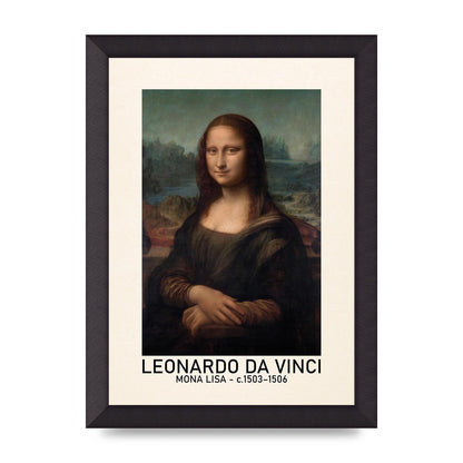 Leonardo Da Vinci Mona Lisa 1503 1506 Wall Art - A4 framed