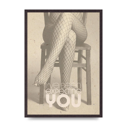 Ive Been Expecting You Fishnets Art For The Home - A2 framed