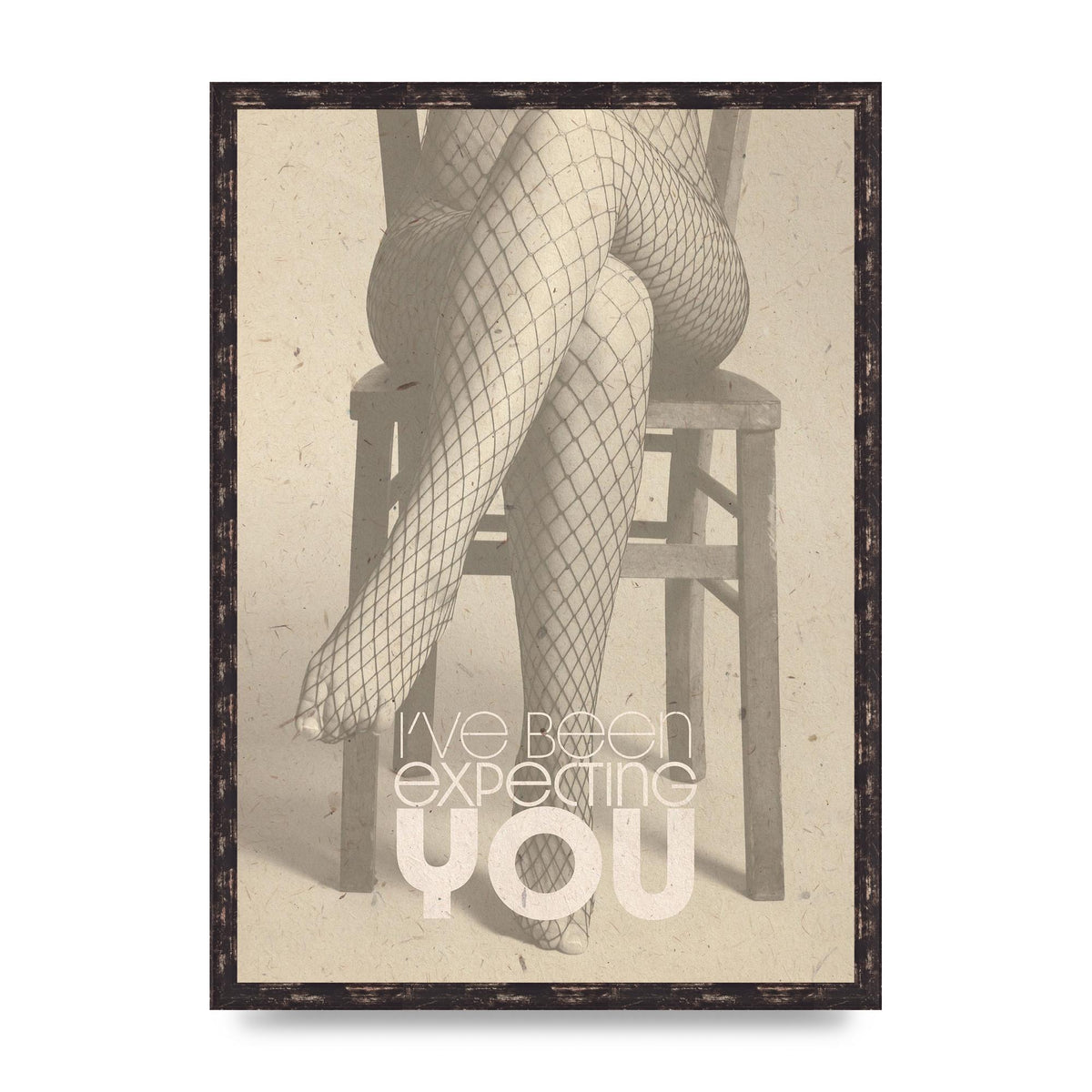 Ive Been Expecting You Fishnets Art For The Home - A2 framed