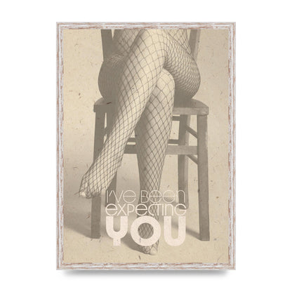 Ive Been Expecting You Fishnets Art For The Home - A2 framed