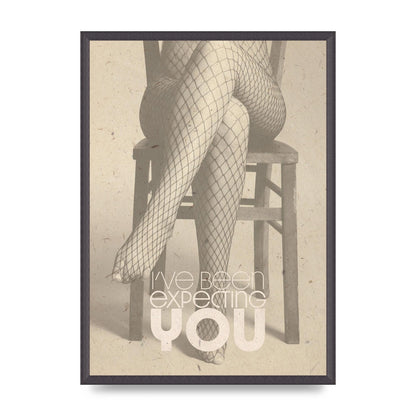 Ive Been Expecting You Fishnets Art For The Home - A2 framed