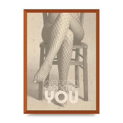 Ive Been Expecting You Fishnets Art For The Home - A2 framed