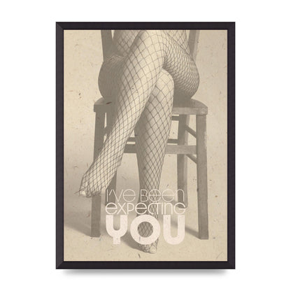Ive Been Expecting You Fishnets Art For The Home - A2 framed