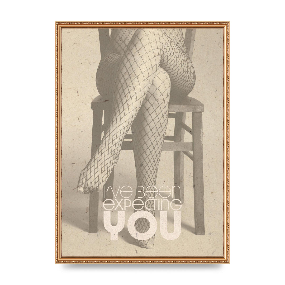 Ive Been Expecting You Fishnets Art For The Home - A2 framed