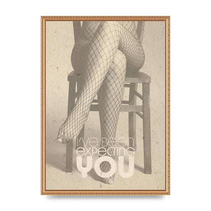 Ive Been Expecting You Fishnets Art For The Home - A2 framed