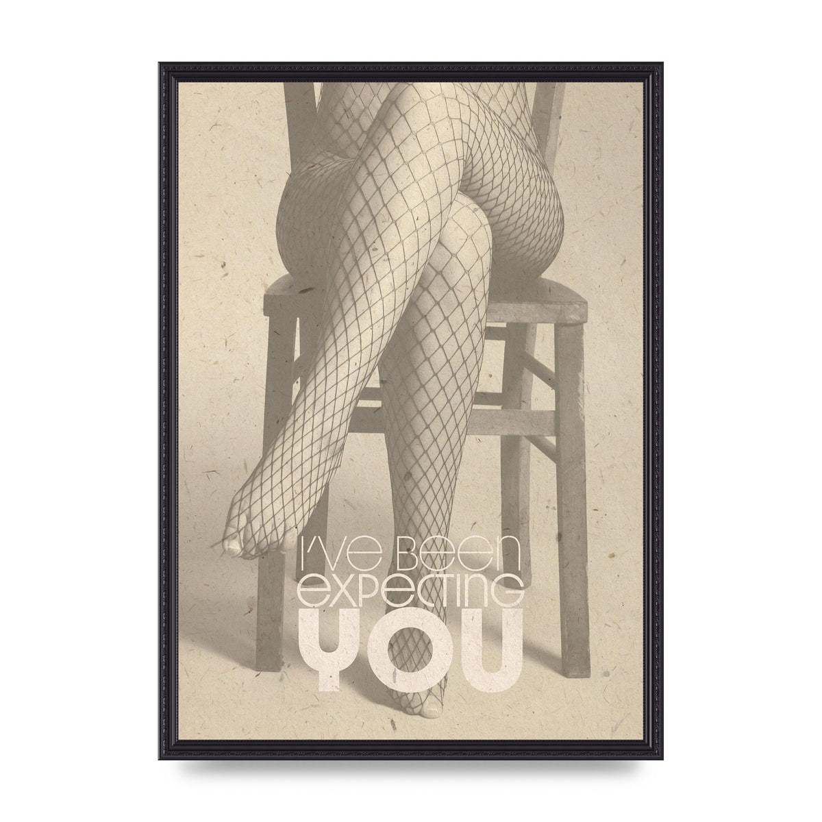 Ive Been Expecting You Fishnets Art For The Home - A2 framed