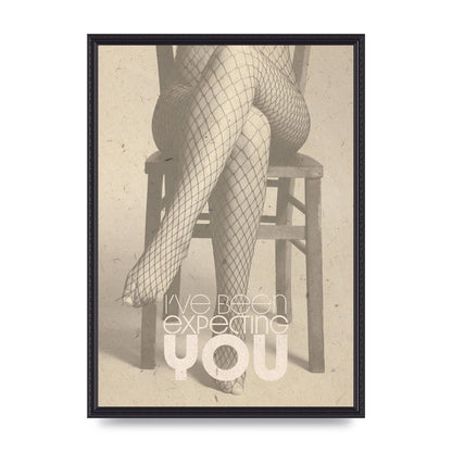 Ive Been Expecting You Fishnets Art For The Home - A2 framed