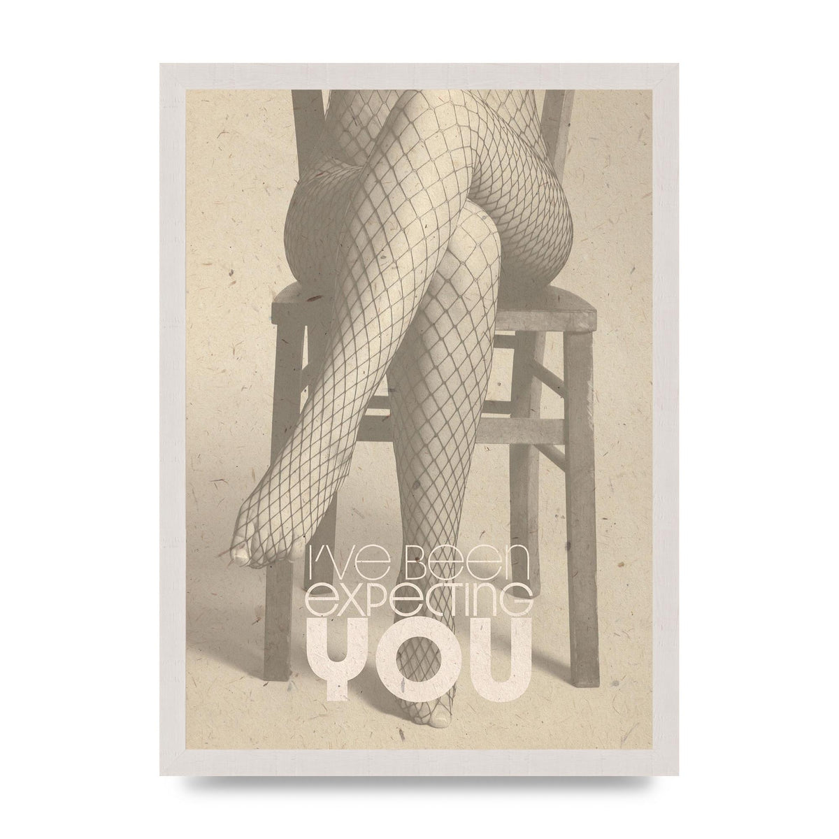 Ive Been Expecting You Fishnets Art For The Home - A3 framed