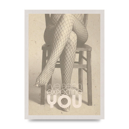 Ive Been Expecting You Fishnets Art For The Home - A3 framed