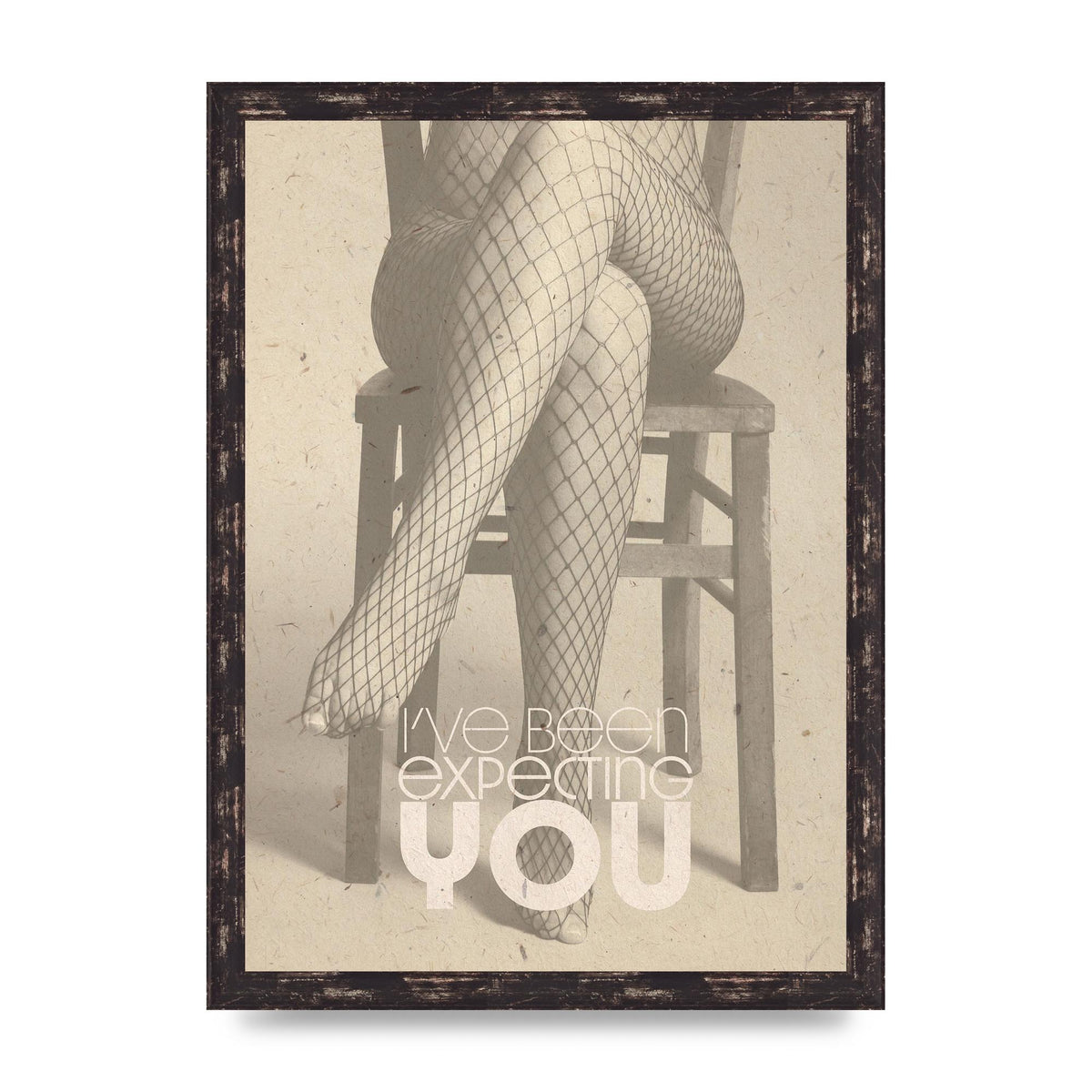 Ive Been Expecting You Fishnets Art For The Home - A3 framed