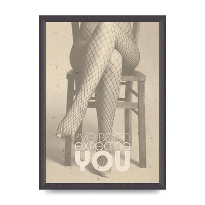 Ive Been Expecting You Fishnets Art For The Home - A3 framed
