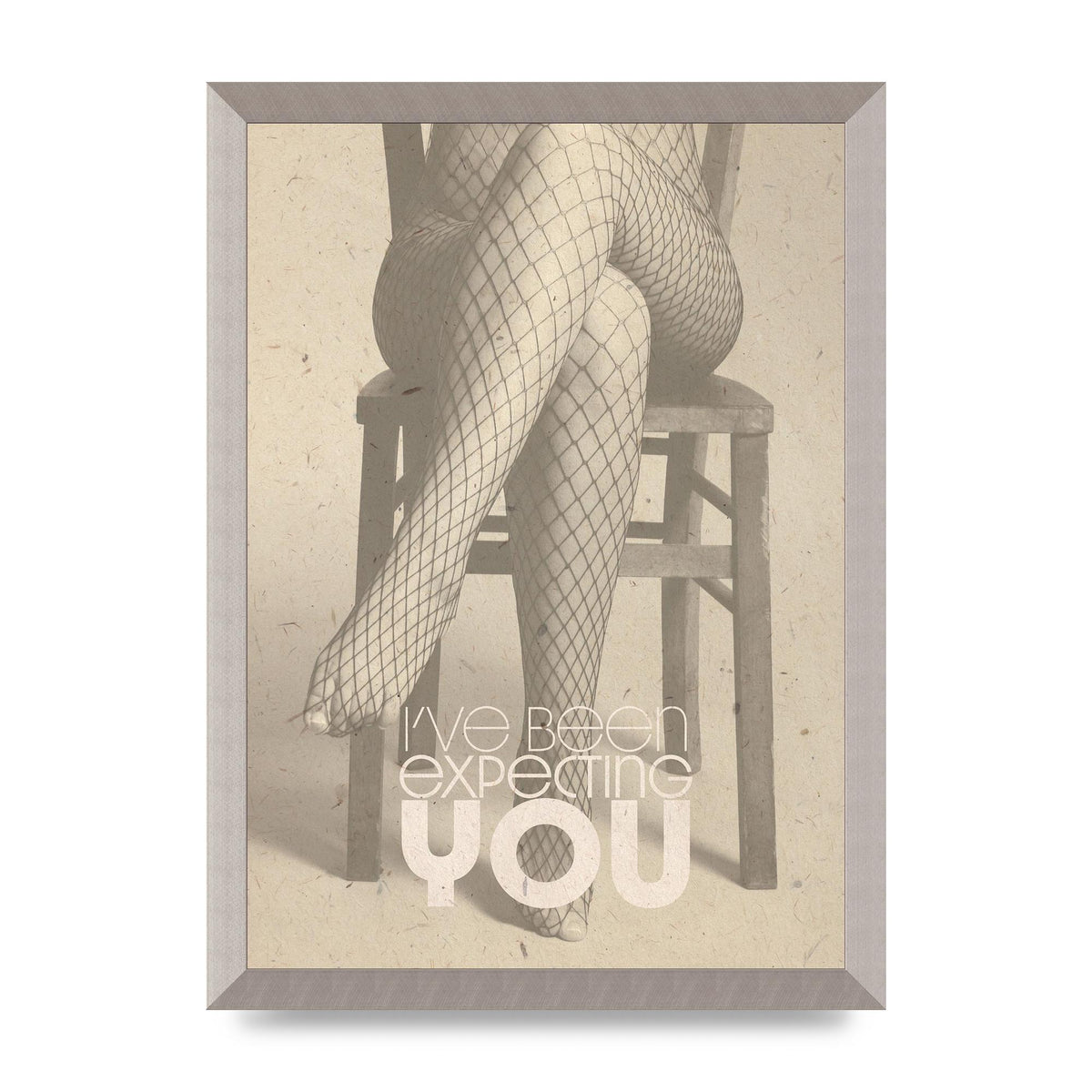 Ive Been Expecting You Fishnets Art For The Home - A3 framed