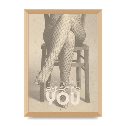 Ive Been Expecting You Fishnets Art For The Home - A3 framed